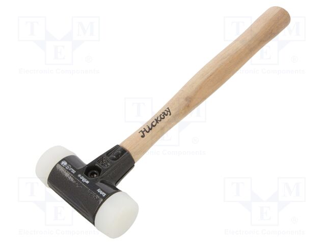 Wiha 26645 832-99 Safety 40 mm Yumuşak yüzlü çekiç "Safety" orta yumuşak/çok sert, hickory ahşap saplı, yuvarlak çekiç yüzlü.