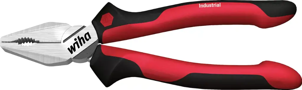 Wiha 34307 Z 01 0 02 180 mm SB Endüstriyel Kombineli pense DynamicJoint® ve ekstra uzun kesici kenarlı OptiGrip ile Endüstriyel