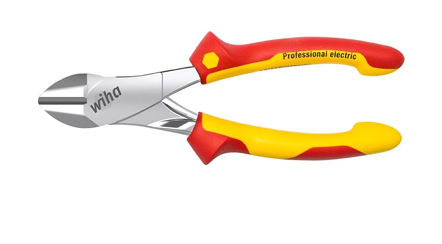 Wiha 41279 Z 16 3 06 200 mm Profesyonel elektrikli Ağır hizmet çapraz kesiciler Dinamik Joint® ile profesyonel elektrikli ve açılabilir yaylı