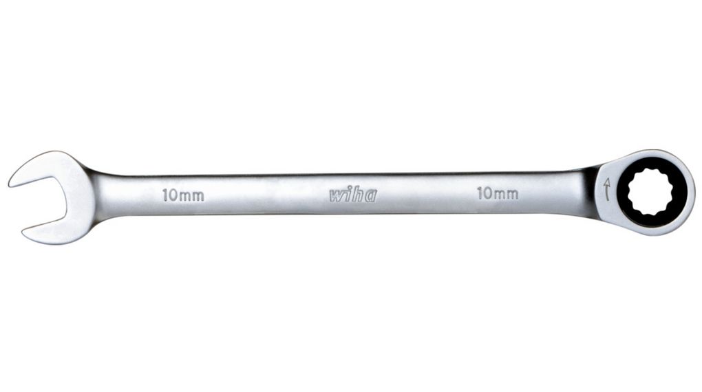 Wiha 44660 303-19 Ratcheting Kombinasiyalı Anahtar 19 mm Halka ratchet açık uçlu anahtar