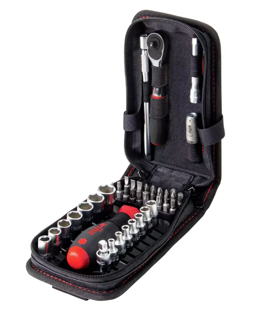 Wiha 44684 333-94 Socket Set 40 pcs Metric 1/4 Drive