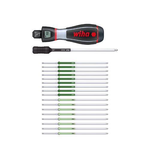 Wiha 18 Parça Dijital Tork Tornavida Seti (1,0-5,0 Nm)