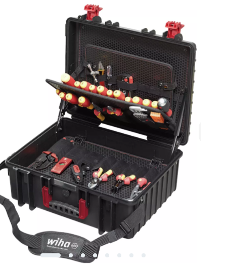 Wiha 40523 9300-702 Elektrik Takımı Yetkinliği XL Tool Case XL elektrikli 81 pc.