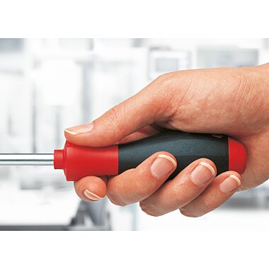 [W00759] Wiha 00759 311 SoftFinish PH2 x 100 mm Tornavida SoftFinish® Phillips, yuvarlak bıçaklı