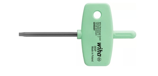 [W26187] Wiha 26187 365IP 15IP x 45 mm L-tuş anahtarı, anahtar kolu TORX®, siyah oksitlenmiş