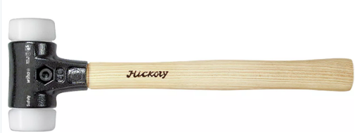 [W26644] Wiha 26644 832-99 Safety 30 mm Yumuşak yüzlü çekiç "Safety" orta yumuşak/çok sert, hickory ahşap saplı, yuvarlak çekiç yüzlü