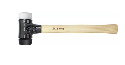 [W26658] Wiha 26658 832-39 Safety 40 mm Yumuşak yüzlü çekiç "Safety" orta yumuşak/çok sert, hickory ahşap saplı, yuvarlak çekiç yüzlü.