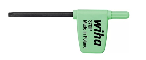 [W27620] Wiha 27620 370IP IP15 x 45 mm L-tuş bayrak kollu TORX PLUS®, siyah oksitlenmiş