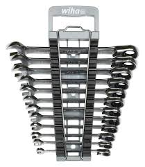 [W44661] Wiha 44661 303-190 Reversible Ratcheting Combination Wrench Set 13 pcs
