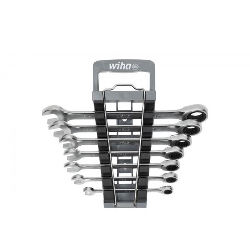 [W45244] Wiha 45244 303-96 Ratcheting Combination Wrench Set 8 pcs